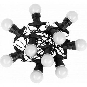 Гирлянда светодиодная GAUSS HOLIDAY БЕЛТ ЛАЙТ, 10 ламп, 7,7 м, IP44, белый