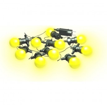 Гирлянда светодиодная GAUSS HOLIDAY БЕЛТ ЛАЙТ, 10 ламп, 7,7 м, IP44, жёлтый