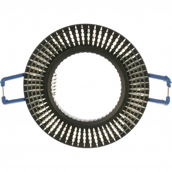 Светильник GAUSS ALUMINIUM AL014 Круг. Черный/Хром, Gu5.3 1/100 Светильник GAUSS ALUMINIUM AL014 Круг. Черный/Хром, Gu5.3 1/100