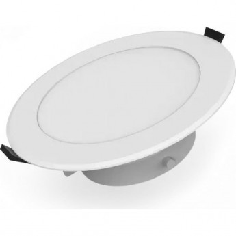 Светильник GAUSS ELEMENTARY DOWNLIGHT круг 9,5W 790lm 4000K 185-250V IP54 110*44 белый LED 1/40