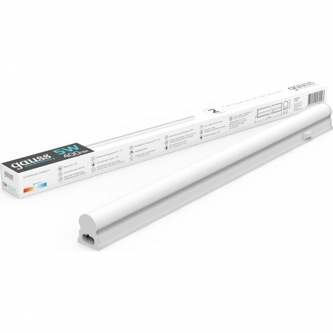 Светильник GAUSS ELEMENTARY TL 5W 400lm 310х22х33 LED 1/25 TL001