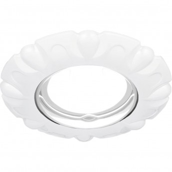 Светильник GAUSS METAL EXCLUSIVE CA056 Круг. Белый перламутр, Gu5.3 Светильник GAUSS METAL EXCLUSIVE CA056 Круг. Белый перламутр, Gu5.3